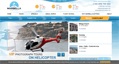 Desktop Screenshot of marbellacopters.com